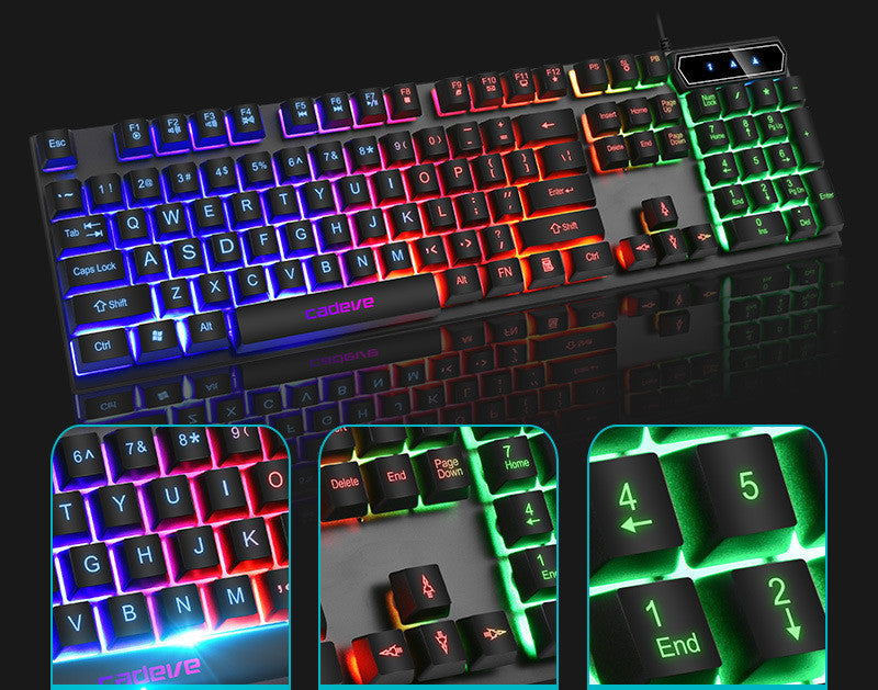 Colorful Wired Gaming Keyboard